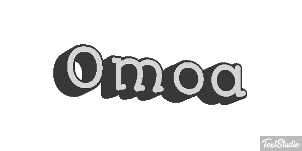 Omoa Efekt tekstowy