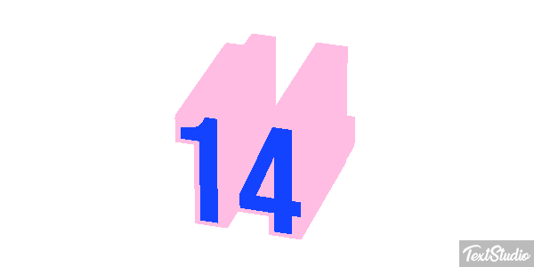 14 Text effect