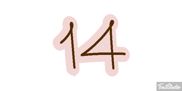 14 Text effect