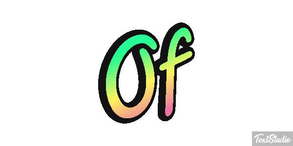 Of テキスト効果