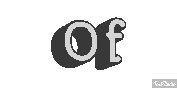 Of テキスト効果
