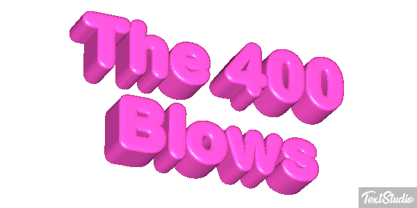 The 400 Blows Effetto testo
