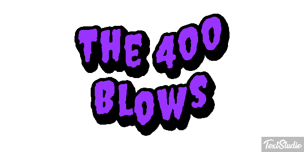 The 400 Blows Effetto testo