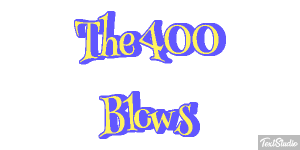 The 400 Blows Effetto testo