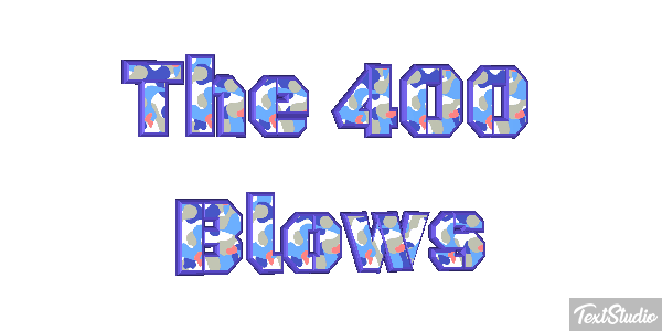The 400 Blows Effetto testo