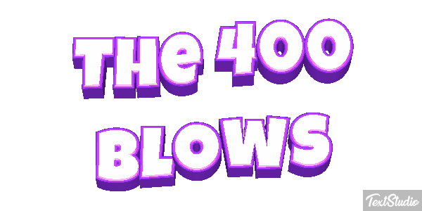 The 400 Blows Effetto testo