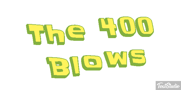 The 400 Blows Effetto testo