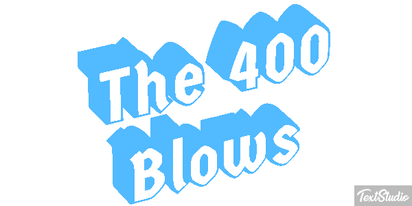 The 400 Blows Effetto testo