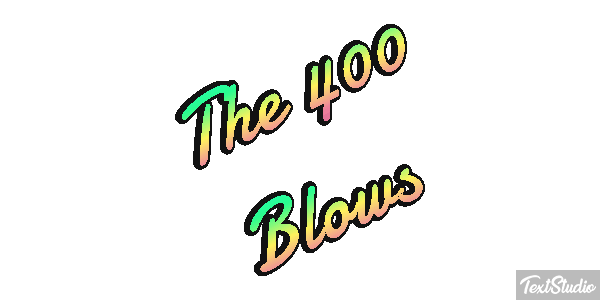 The 400 Blows Effetto testo