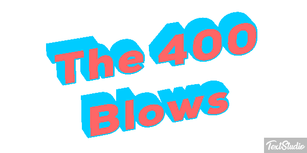 The 400 Blows Effetto testo