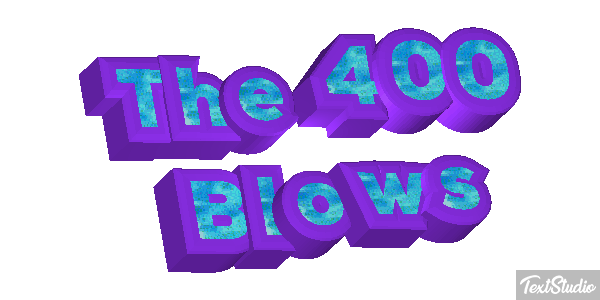 The 400 Blows Effetto testo