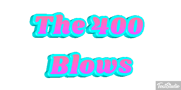 The 400 Blows Effetto testo