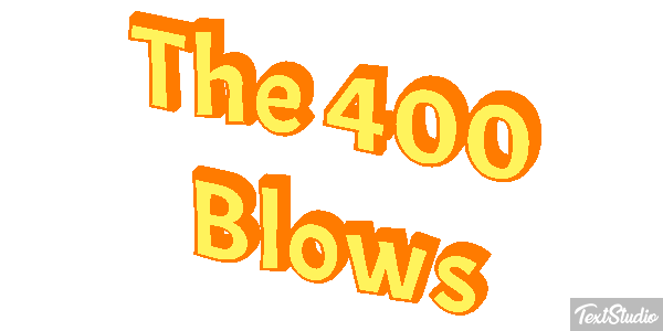 The 400 Blows Effetto testo