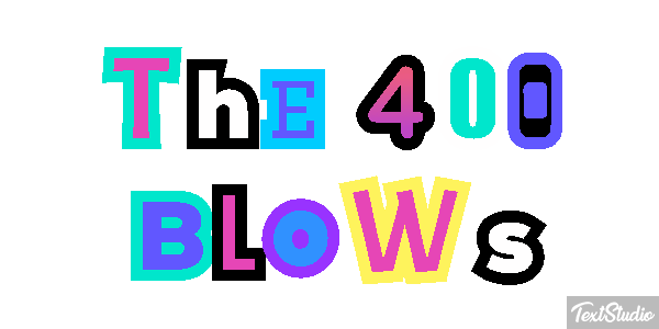 The 400 Blows Effetto testo
