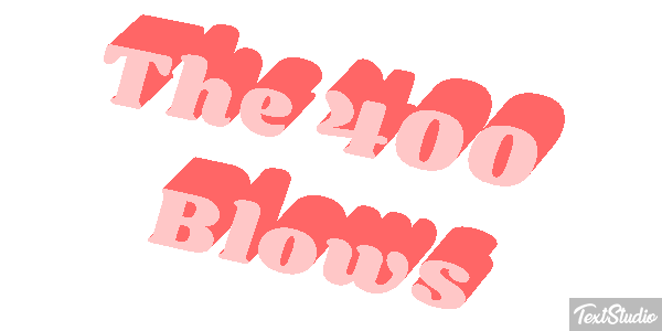 The 400 Blows Effetto testo