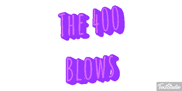 The 400 Blows Effetto testo