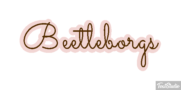 Beetleborgs Text effect