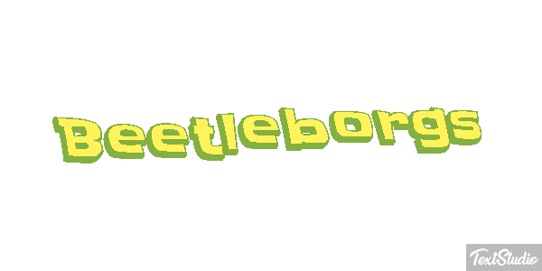 Beetleborgs Text effect