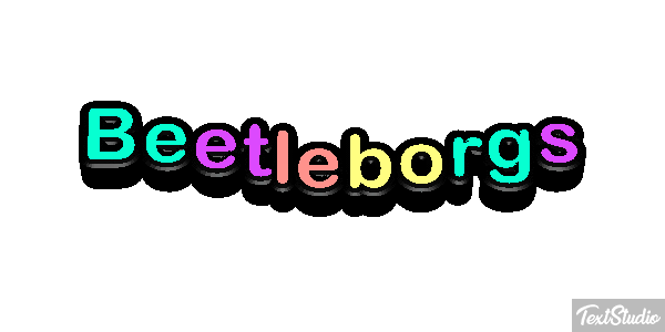 Beetleborgs Text effect