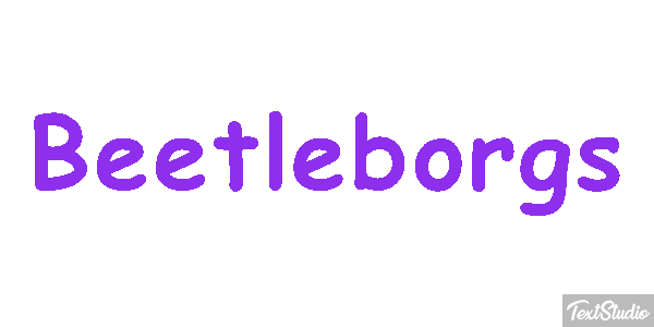 Beetleborgs Text effect