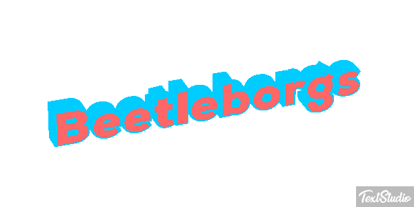 Beetleborgs Text effect