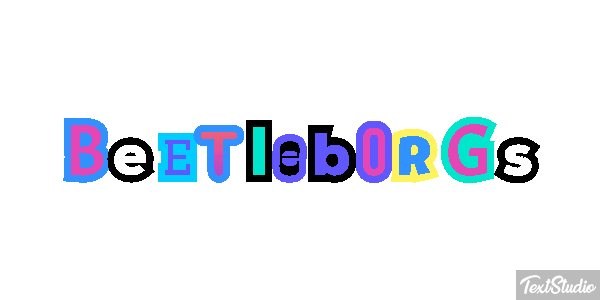 Beetleborgs Text effect