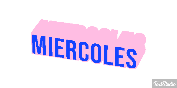Miércoles Efecto de texto