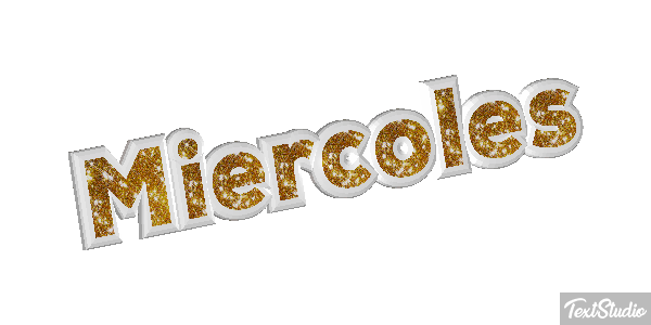 Miércoles Efecto de texto