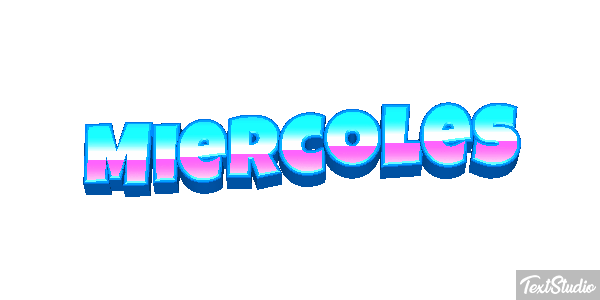 Miércoles Efecto de texto
