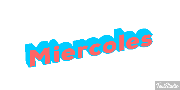 Miércoles Efecto de texto