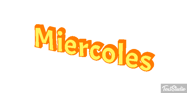 Miércoles Efecto de texto