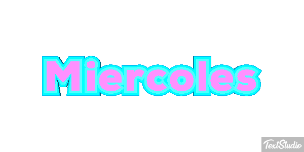 Miércoles Efecto de texto