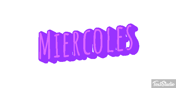 Miércoles Efecto de texto