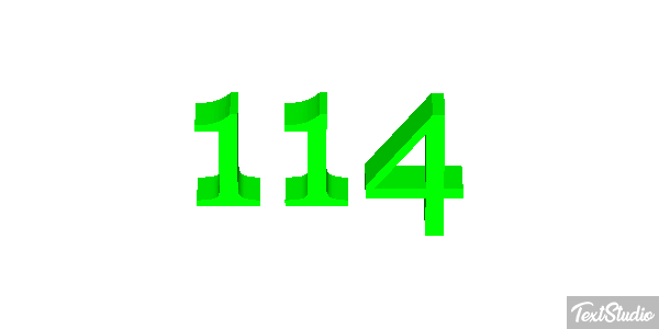 114 Metin efekti