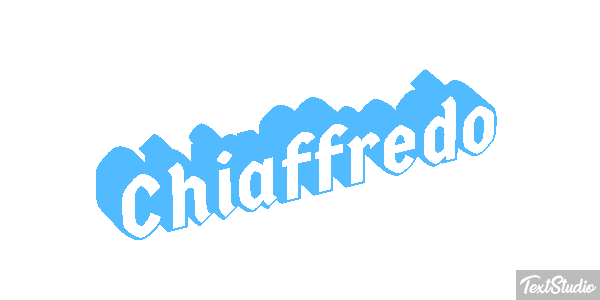 Chiaffredo Effetto testo