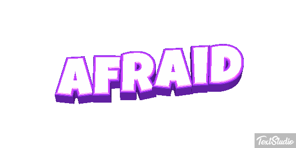 Afraid Efecto de texto