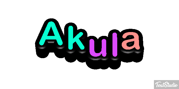 Akula Text effect