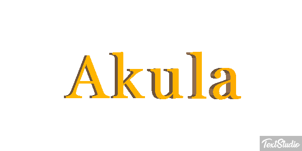 Akula Text effect