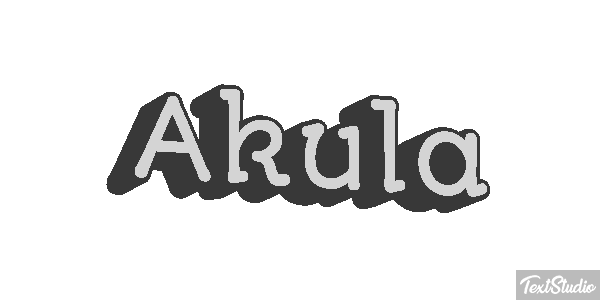Akula Text effect