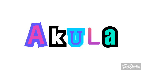 Akula Text effect