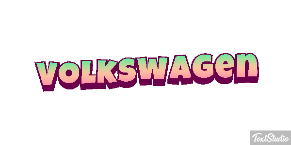 Volkswagen Effet de texte