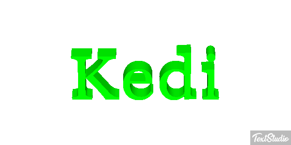 Kedi Texteffekt