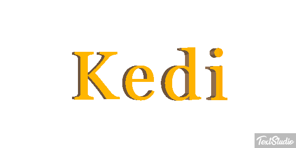 Kedi Texteffekt