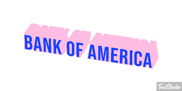 Bank of America Effetto testo