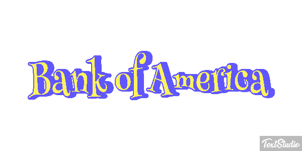Bank of America Effetto testo