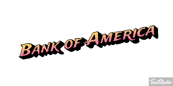 Bank of America Effetto testo