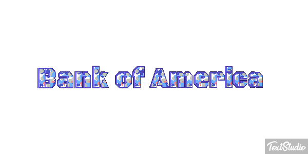 Bank of America Effetto testo