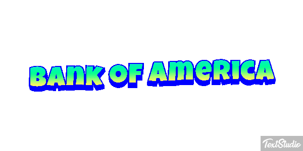 Bank of America Effetto testo