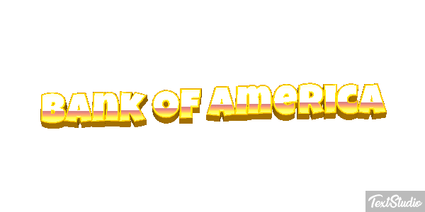 Bank of America Effetto testo