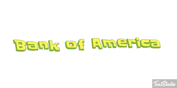Bank of America Effetto testo